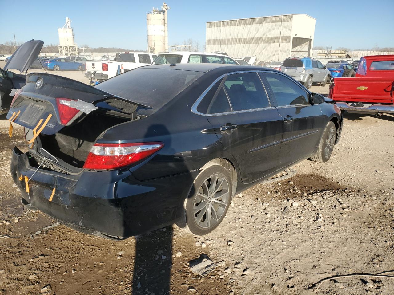 2016 Toyota Camry VIN 4T1BF1FK5GU527486 Copart auction photo, rear end / front end damage thumbnail 3