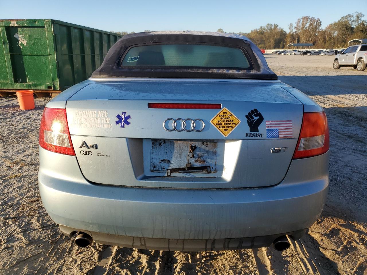 2006 Audi A4 VIN WAUAC48H86K008306 Copart auction photo, water/flood damage thumbnail 6