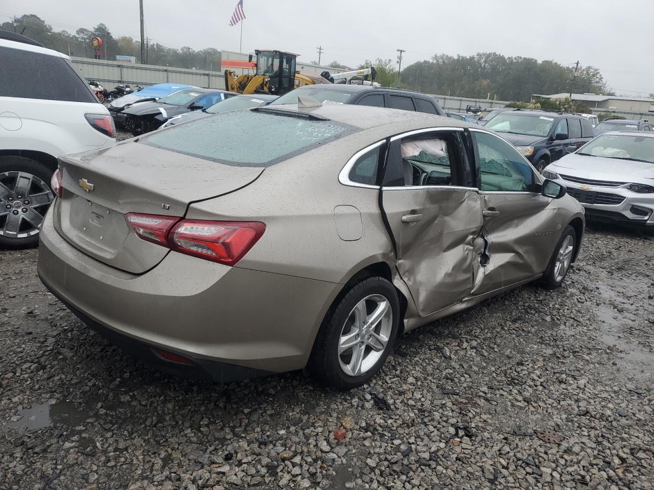 2022 Chevrolet Malibu VIN 1G1ZD5ST7NF135067 Copart auction photo, side damage thumbnail 3