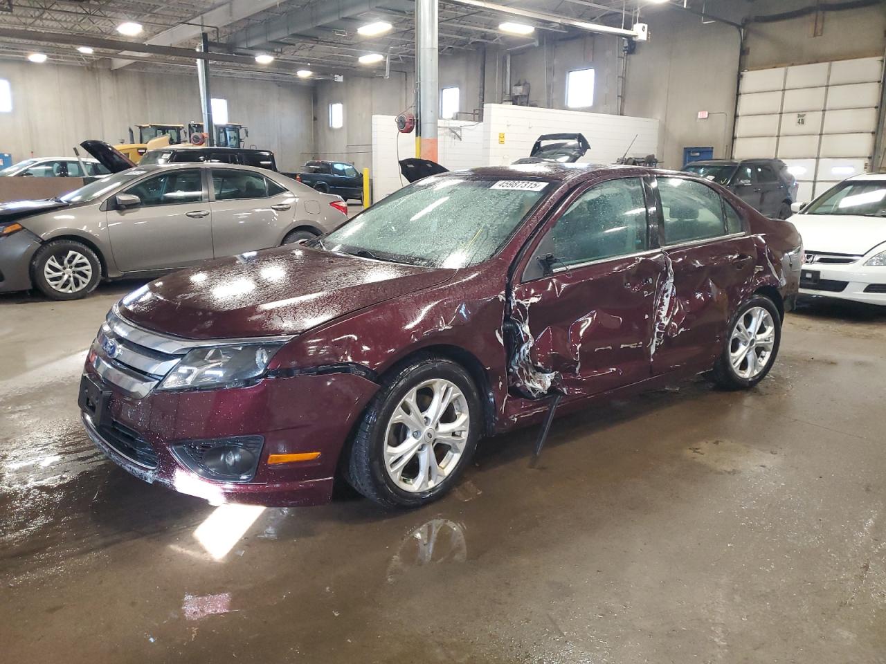 2012 Ford Fusion VIN 3FAHP0HA4CR437859
