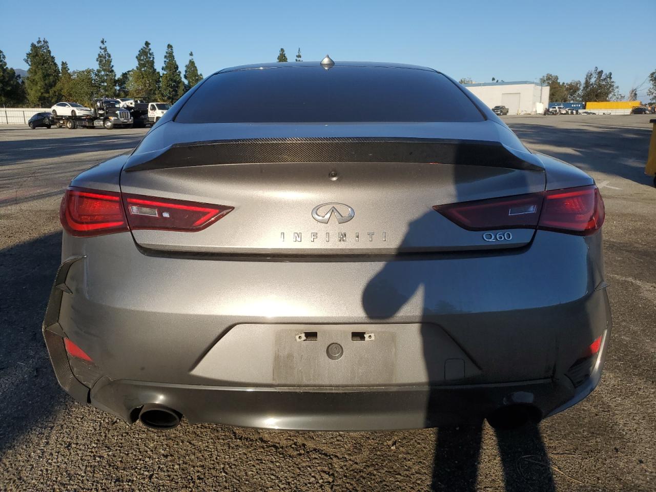 2018 Infiniti Q60 VIN JN1EV7EK5JM340140 Copart auction photo, side / front end damage thumbnail 6