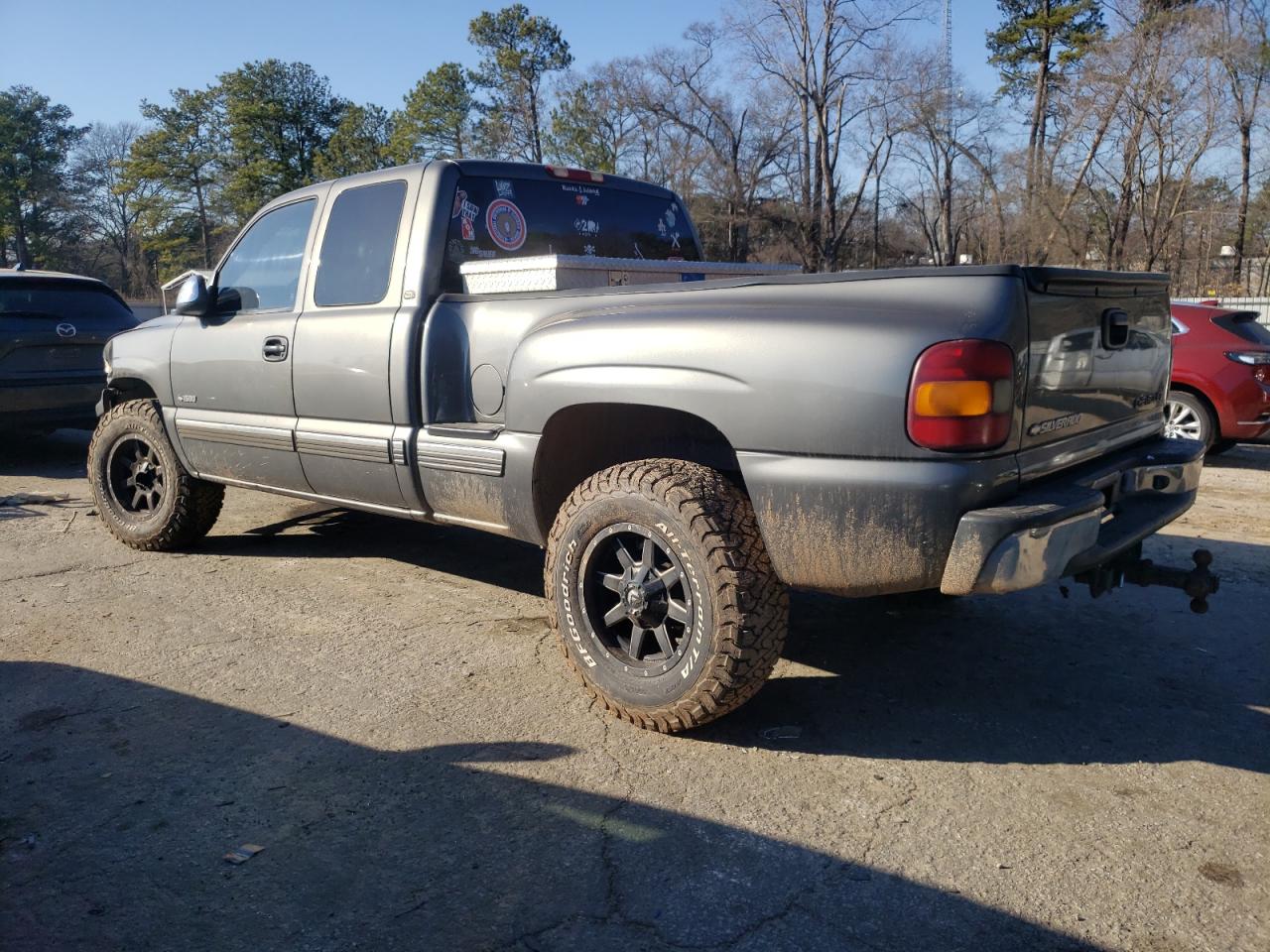 2002 Chevrolet Silverado VIN 2GCEC19T421120617 Copart auction photo, front end / undercarriage damage thumbnail 2