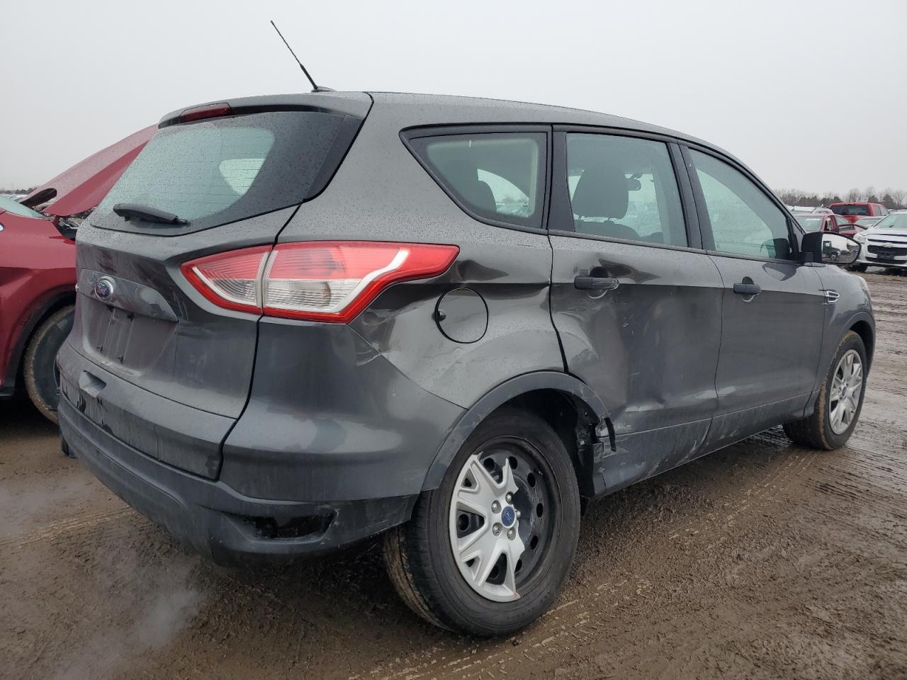 2015 Ford Escape VIN 1FMCU0F70FUC57243 Copart auction photo, rear end / side damage thumbnail 3