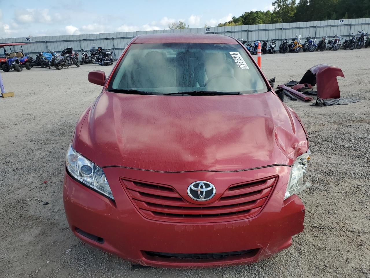 2007 Toyota Camry VIN 4T1BE46K27U014457 Copart auction photo, front end damage thumbnail 5