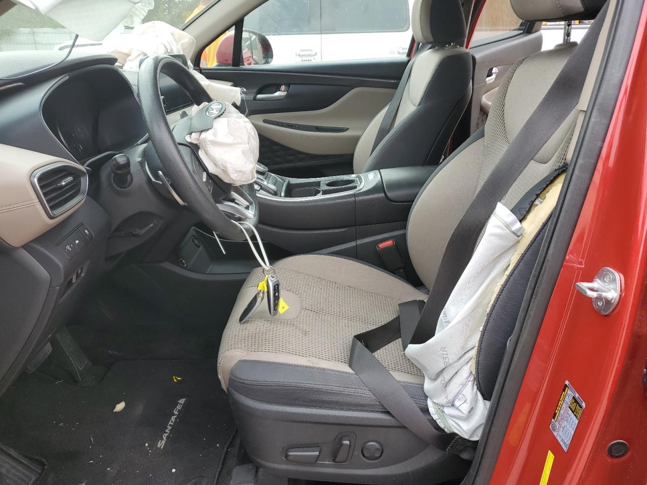 2021 Hyundai Santa Fe VIN 5NMS2DAJXMH371397 Copart auction photo, front end / minor dent/scratches damage thumbnail 7