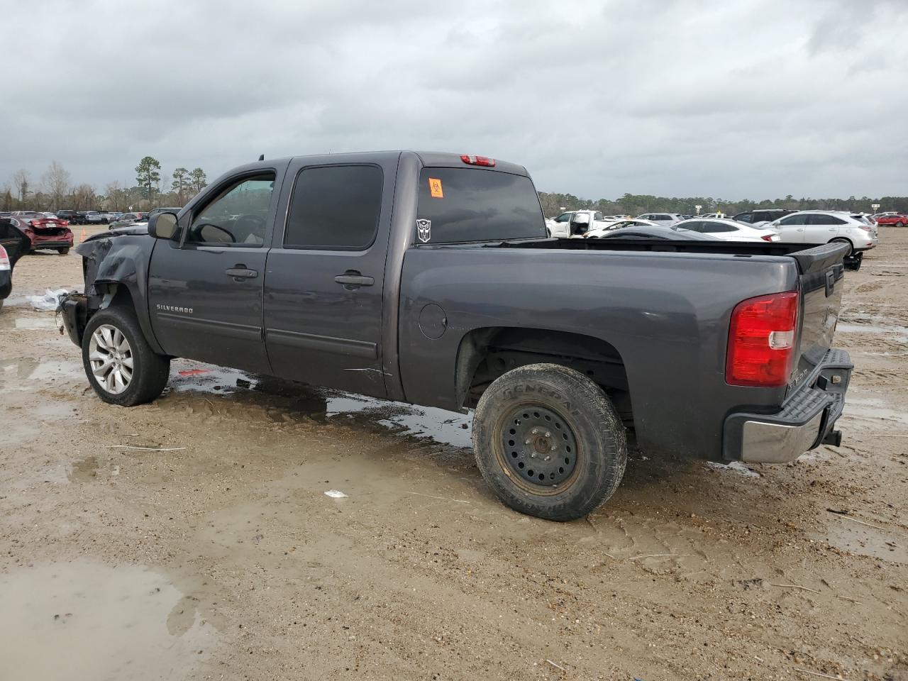 2010 Chevrolet Silverado VIN 3GCRCSE05AG120165 Copart auction photo, front end / side damage thumbnail 2