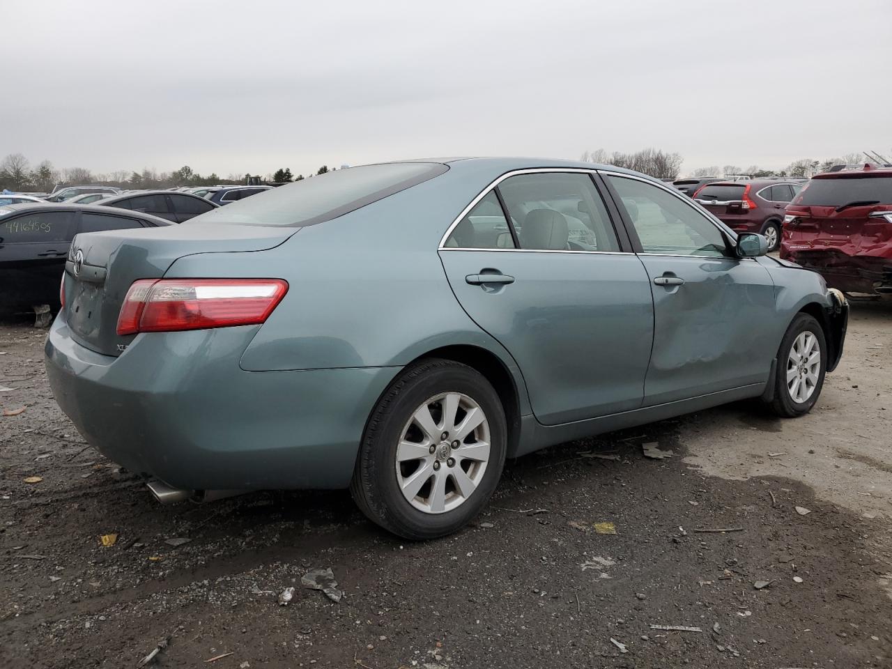 2008 Toyota Camry VIN 4T1BK46K68U571172 Copart auction photo, front end / side damage thumbnail 3