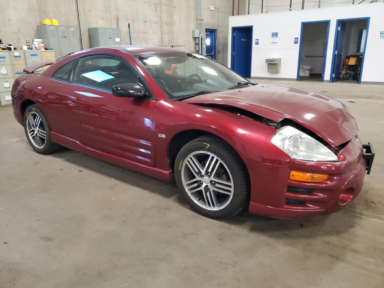2003 Mitsubishi Eclipse VIN 4A3AC74H93E175470 Copart auction photo, front end damage thumbnail 4