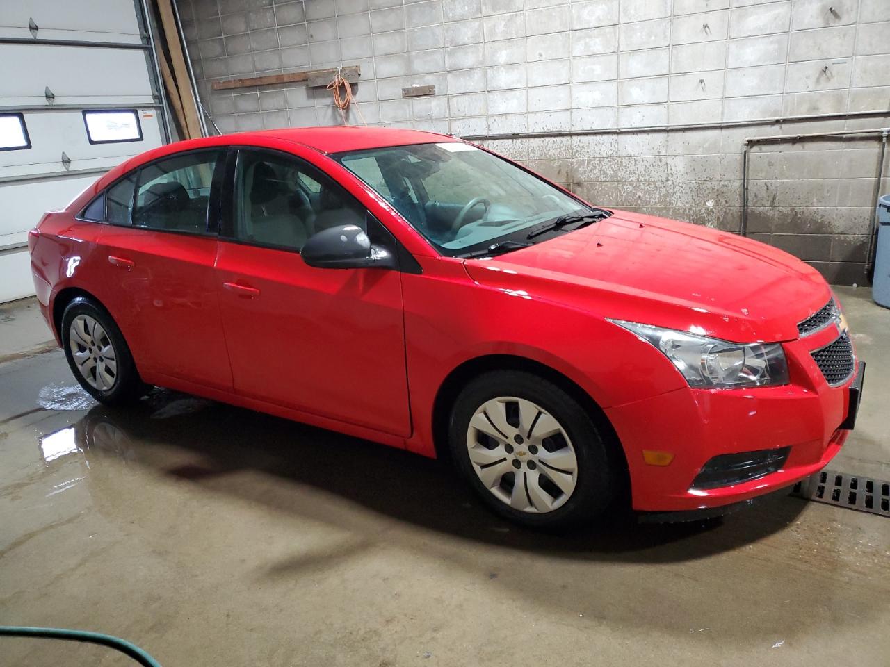 2014 Chevrolet Cruze VIN 1G1PA5SH3E7131796 Copart auction photo, front end / side damage thumbnail 4