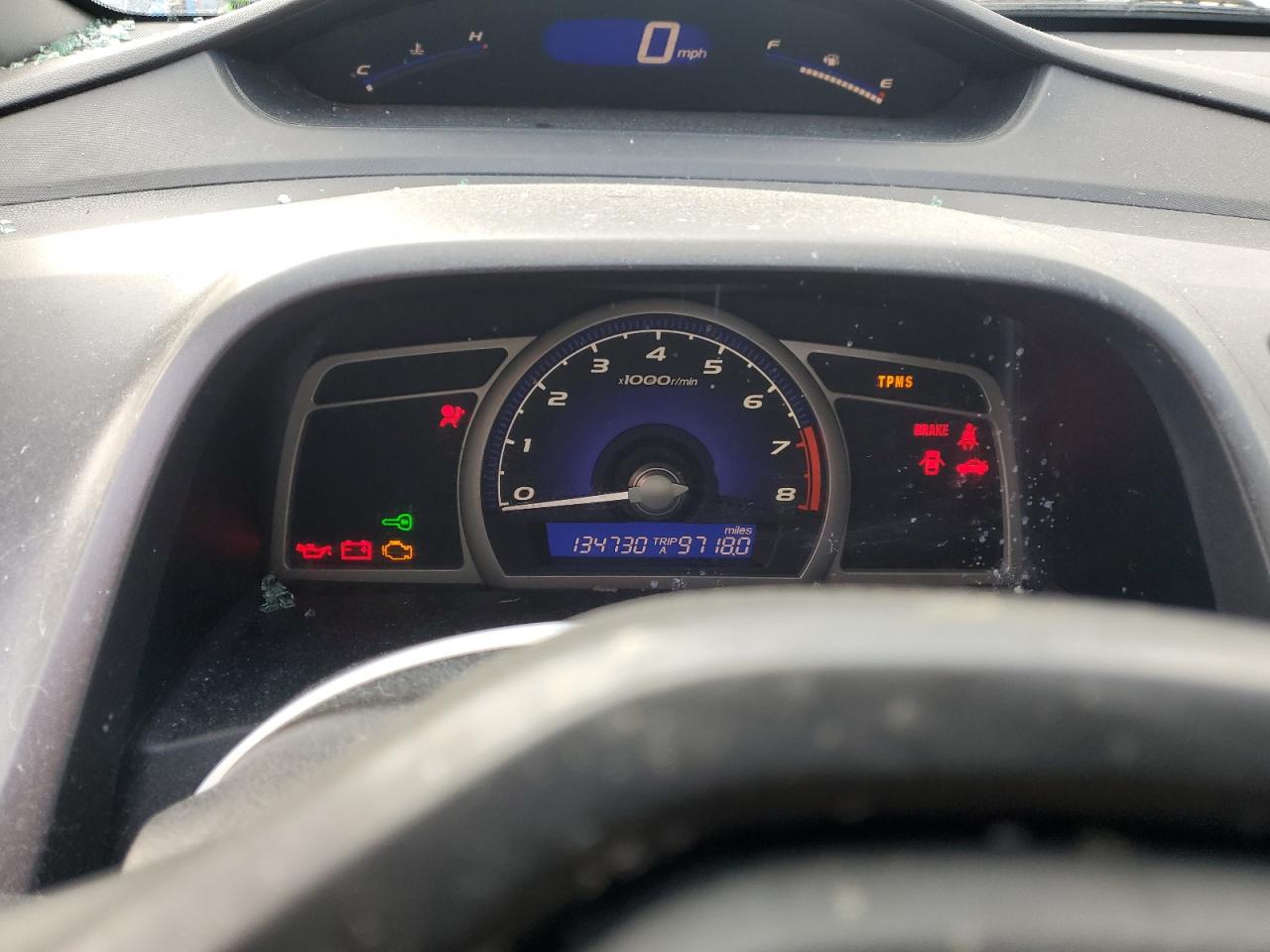 2008 Honda Civic VIN 2HGFA15548H530661 Copart auction photo, all over damage thumbnail 9