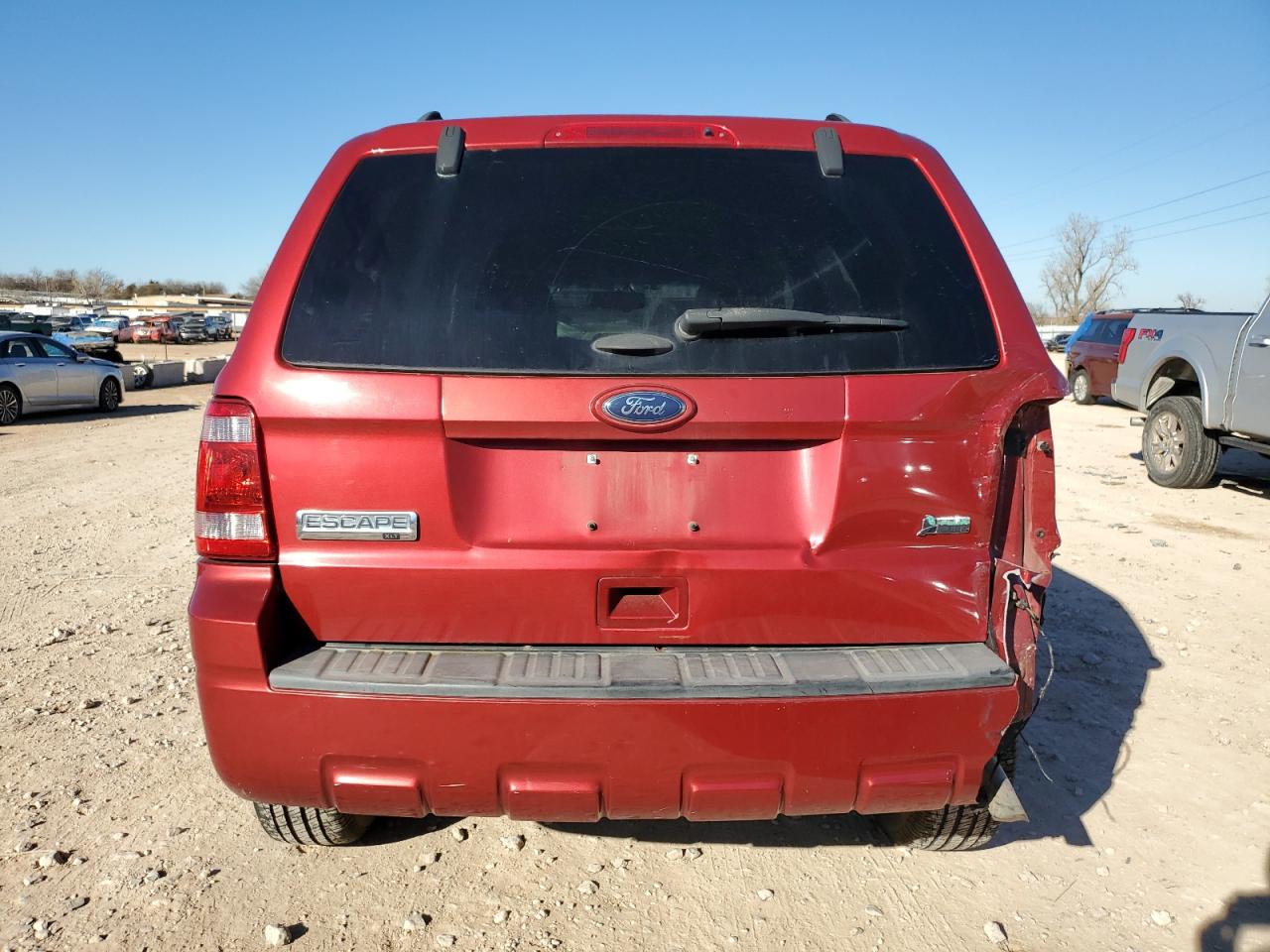 2012 Ford Escape VIN 1FMCU9DG7CKB11775 Copart auction photo, rear end / hail damage thumbnail 6