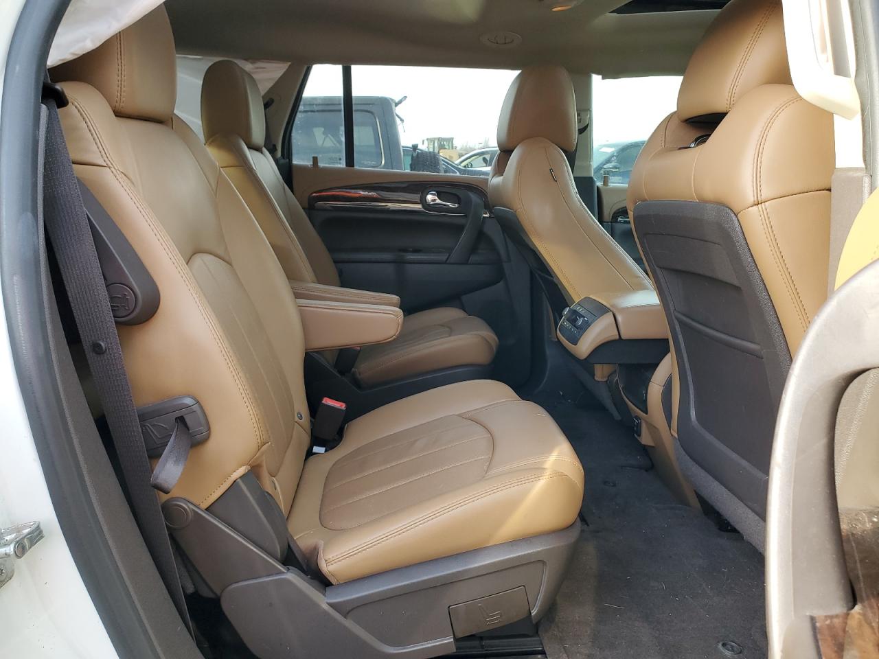 2015 Buick Enclave VIN 5GAKVCKD7FJ228285 Copart auction photo, front end / undercarriage damage thumbnail 11
