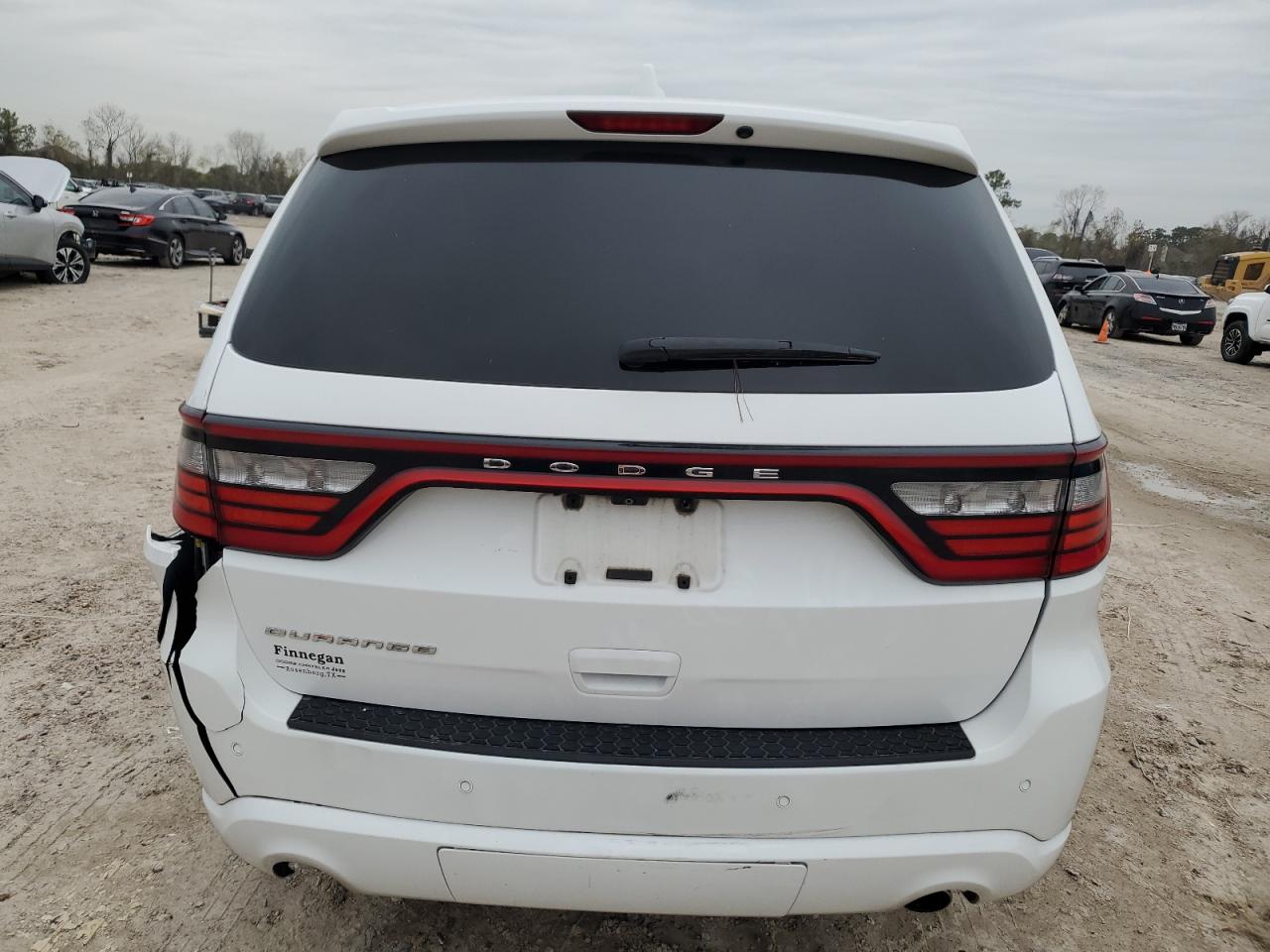 2015 Dodge Durango VIN 1C4RDHAG9FC766015 Copart auction photo, front end / side damage thumbnail 6