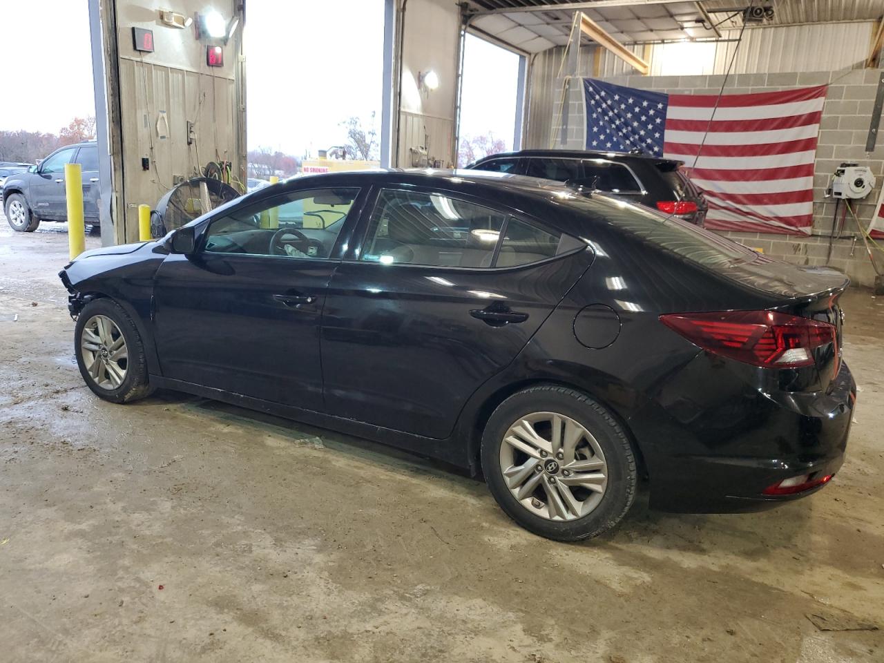 2019 Hyundai Elantra VIN 5NPD84LF3KH482020 Copart auction photo, front end / side damage thumbnail 2
