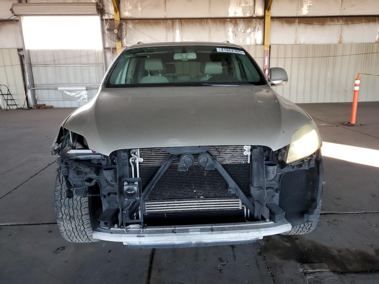 2007 Audi Q7 VIN WA1BV94L57D047072 Copart auction photo, front end / side damage thumbnail 5