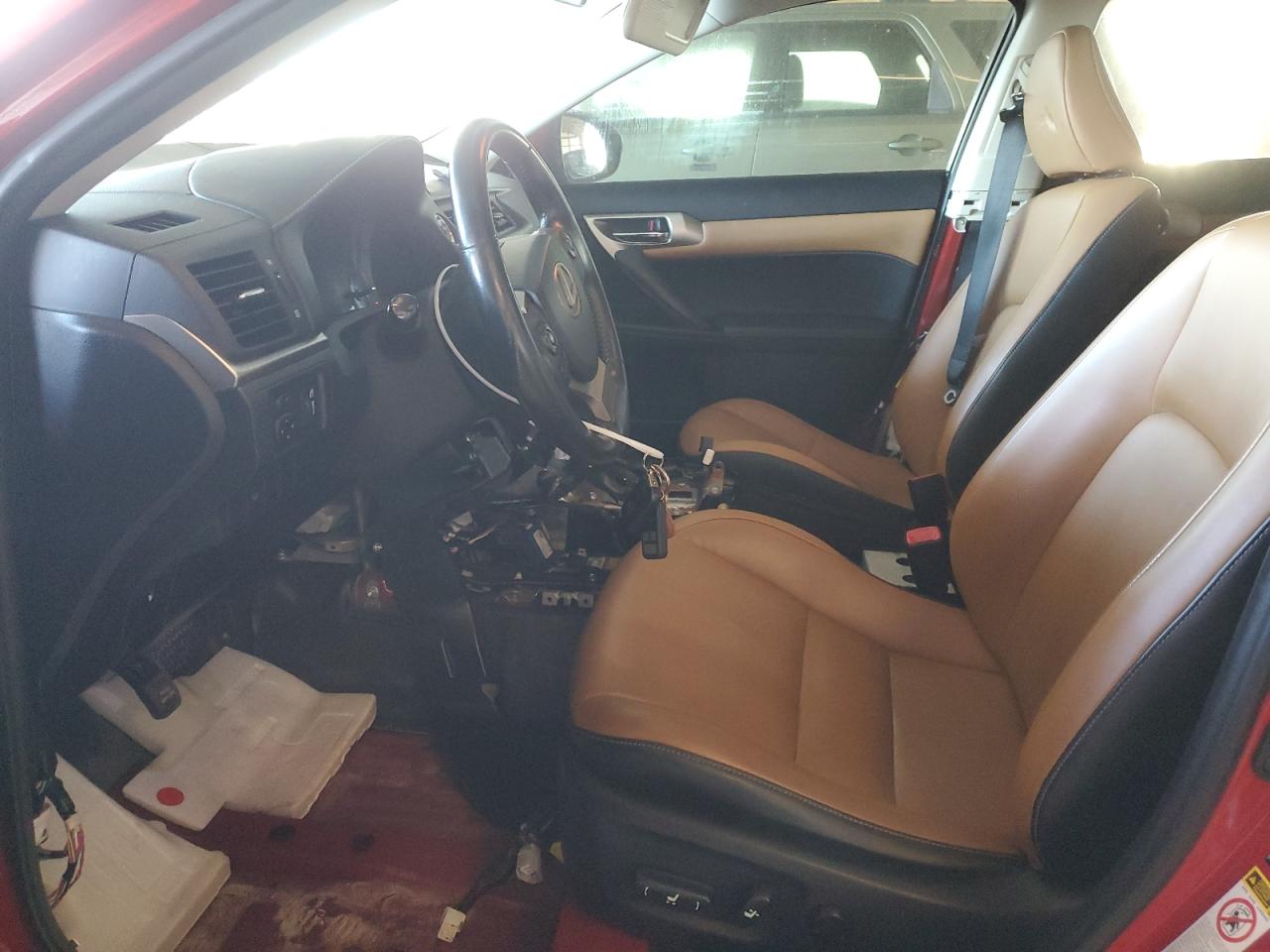 2014 Lexus CT VIN JTHKD5BH7E2202731 Copart auction photo, stripped damage thumbnail 7