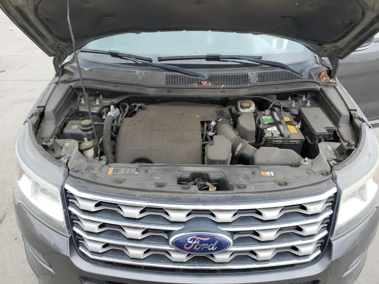 2016 Ford Explorer VIN 1FM5K7D8XGGA26224 Copart auction photo, rear end / front end damage thumbnail 12