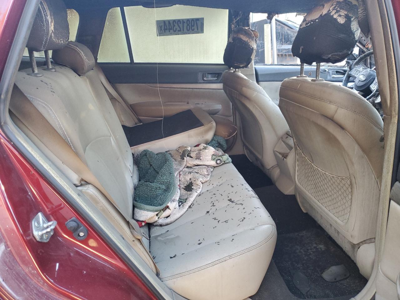 2011 Subaru Outback VIN 4S4BRCCC8B3430460 Copart auction photo, burn - engine / burn - interior damage thumbnail 11