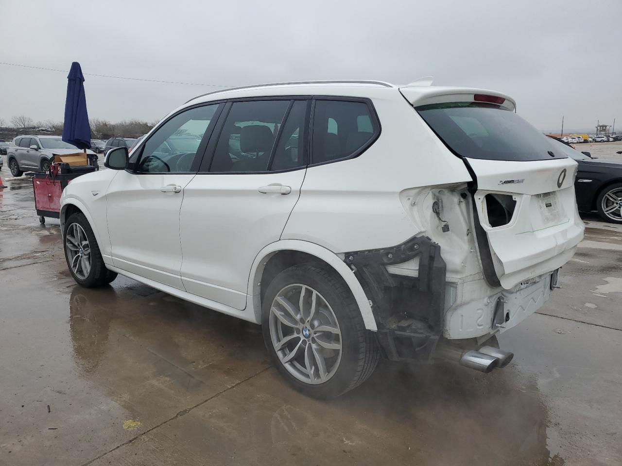 2017 BMW X3 VIN 5UXWX7C38H0U44063 Copart auction photo, front end / rear end damage thumbnail 2
