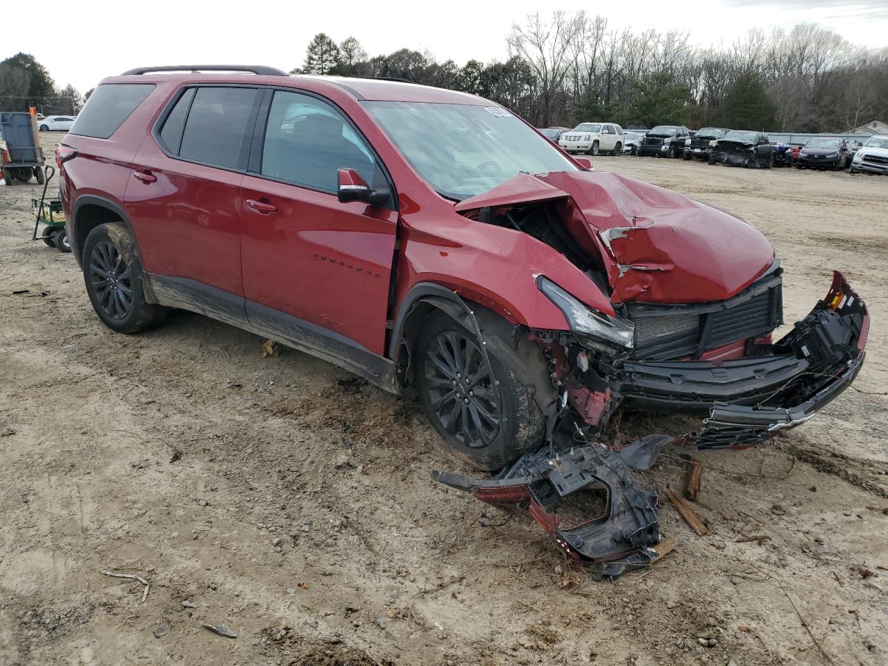 2022 Chevrolet Traverse VIN 1GNERJKW6NJ130246 Copart auction photo, all over / minor dent/scratches damage thumbnail 4