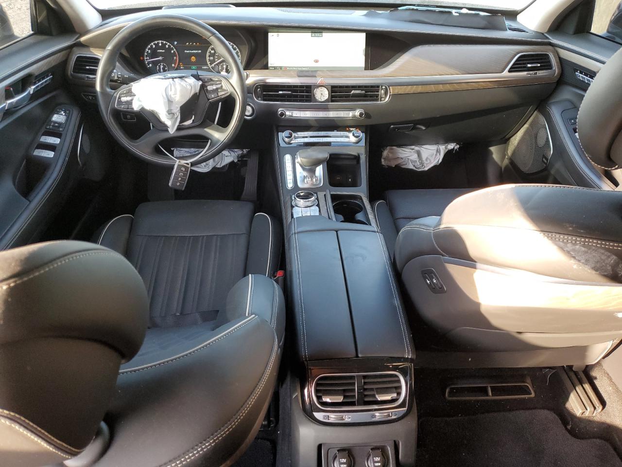 2022 Genesis G90 VIN KMTF34PA3NU096425 Copart auction photo, front end / minor dent/scratches damage thumbnail 8