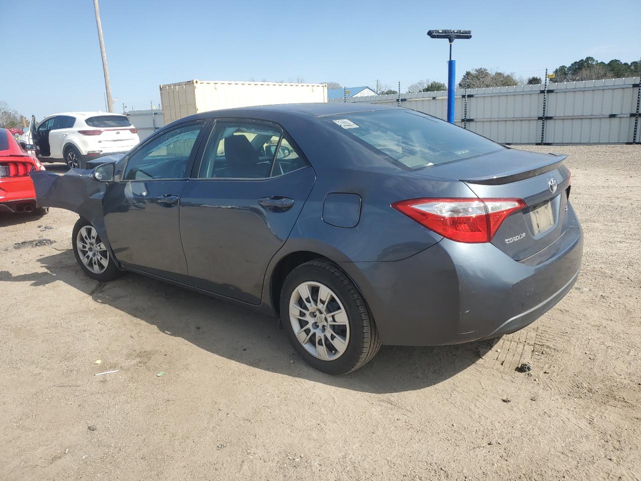 2014 Toyota Corolla VIN 2T1BURHE8EC050806 Copart auction photo, front end / side damage thumbnail 2