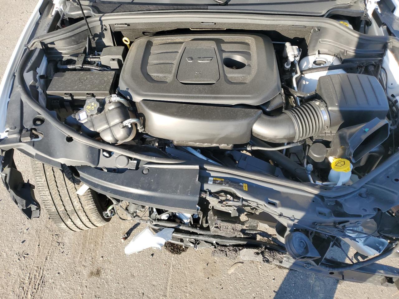 2021 Jeep Grand Cherokee VIN 1C4RJEAG8MC749095 Copart auction photo, front end / side damage thumbnail 12
