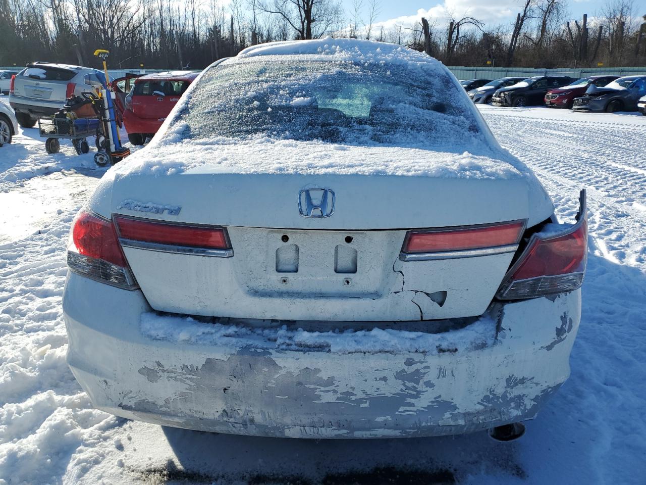 2012 Honda Accord VIN 1HGCP2F75CA024741 Copart auction photo, rear end damage thumbnail 6