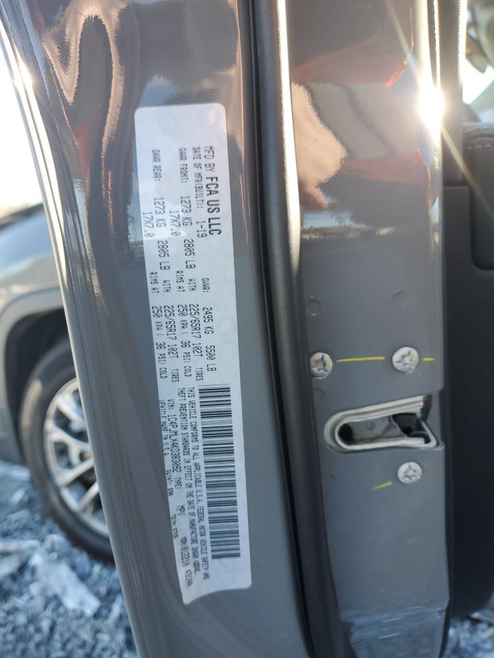 2019 Jeep Grand Cherokee VIN 1C4PJMLX4KD383092 Copart auction photo, front end / minor dent/scratches damage thumbnail 15