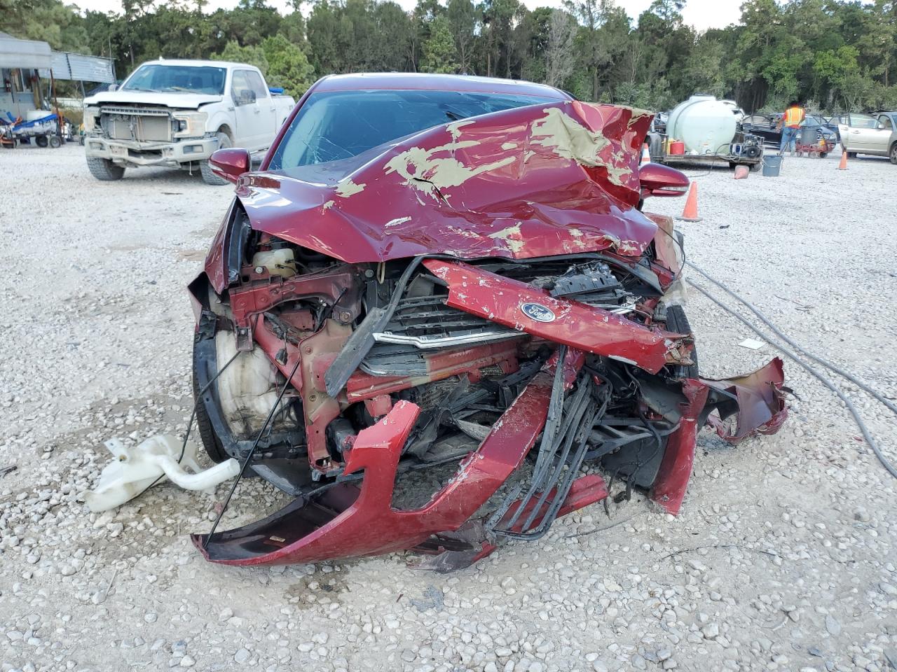 2016 Ford Fusion VIN 3FA6P0H97GR404146 Copart auction photo, front end damage thumbnail 5