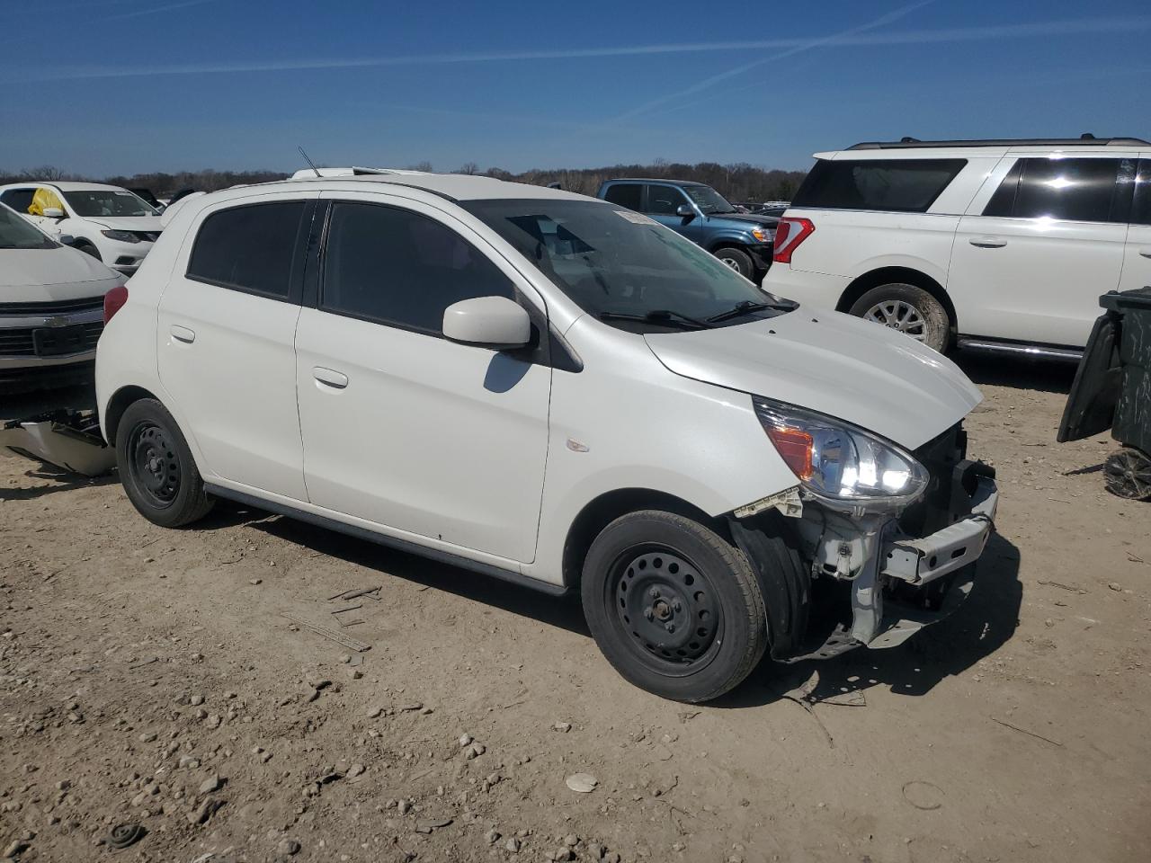 2017 Mitsubishi Mirage VIN ML32A3HJ4HH020692 Copart auction photo, front end damage thumbnail 4