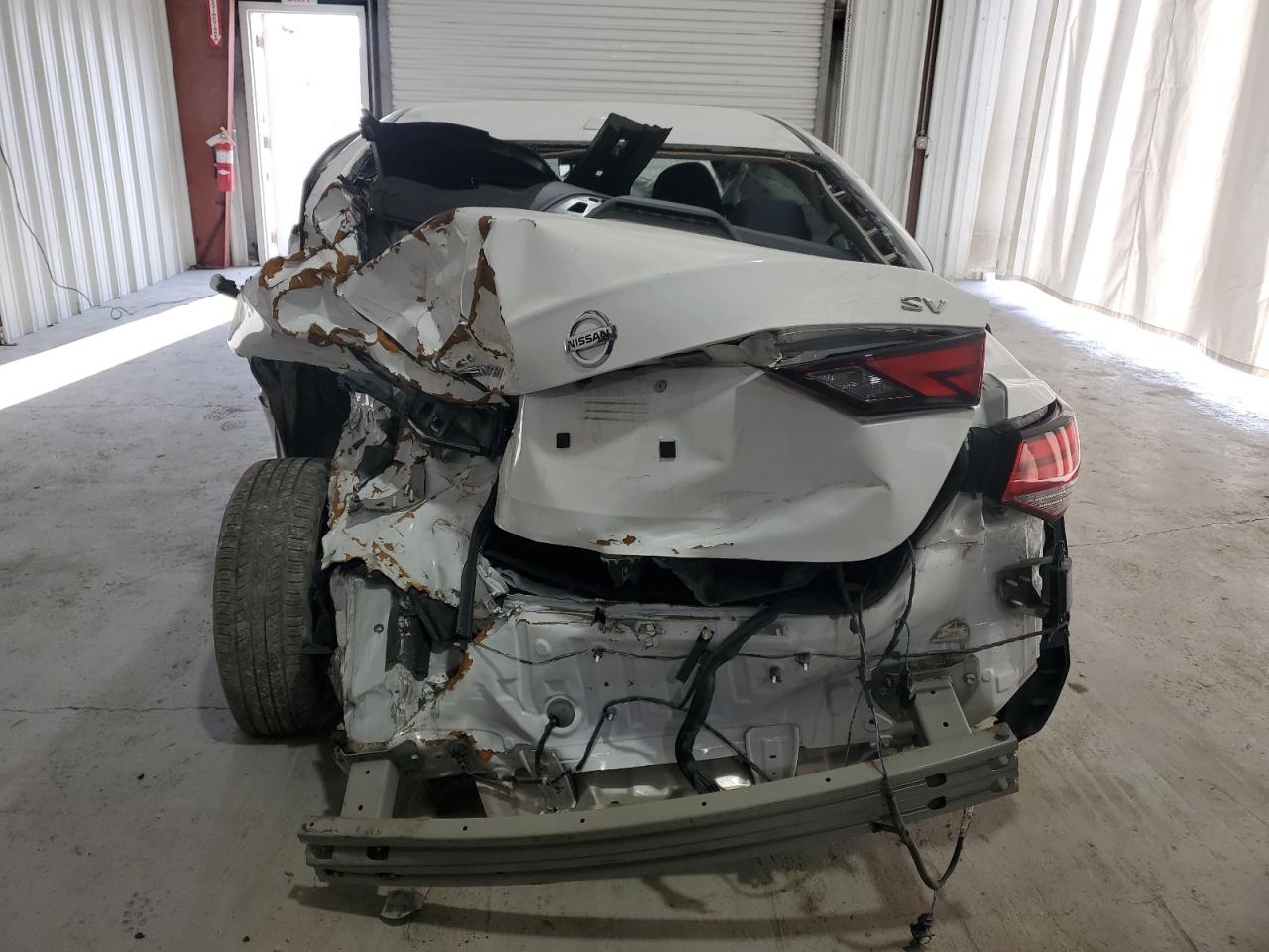 2021 Nissan Sentra VIN 3N1AB8CV9MY311753 Copart auction photo, all over damage thumbnail 6