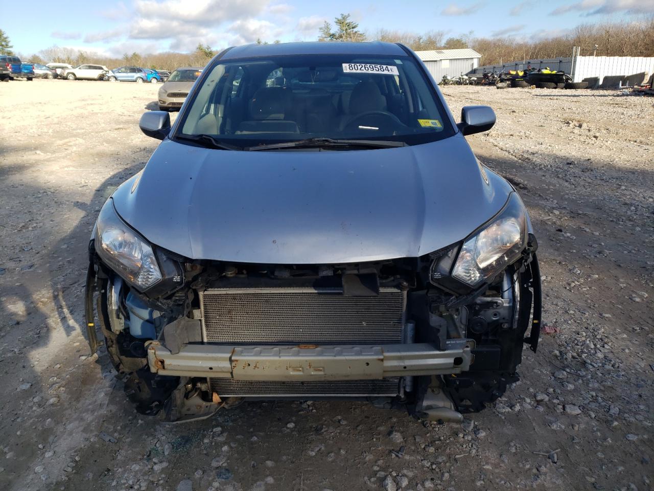 2017 Honda HR-V VIN 3CZRU6H30HM715585 Copart auction photo, front end / rear end damage thumbnail 5