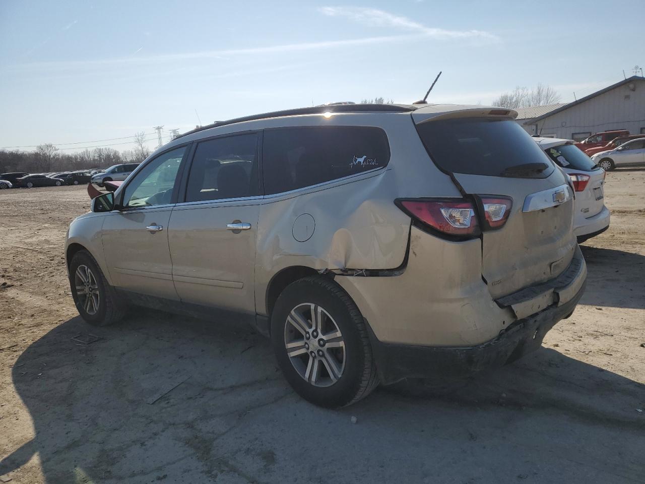 2015 Chevrolet Traverse VIN 1GNKVHKDXFJ109021 Copart auction photo, rear end damage thumbnail 2