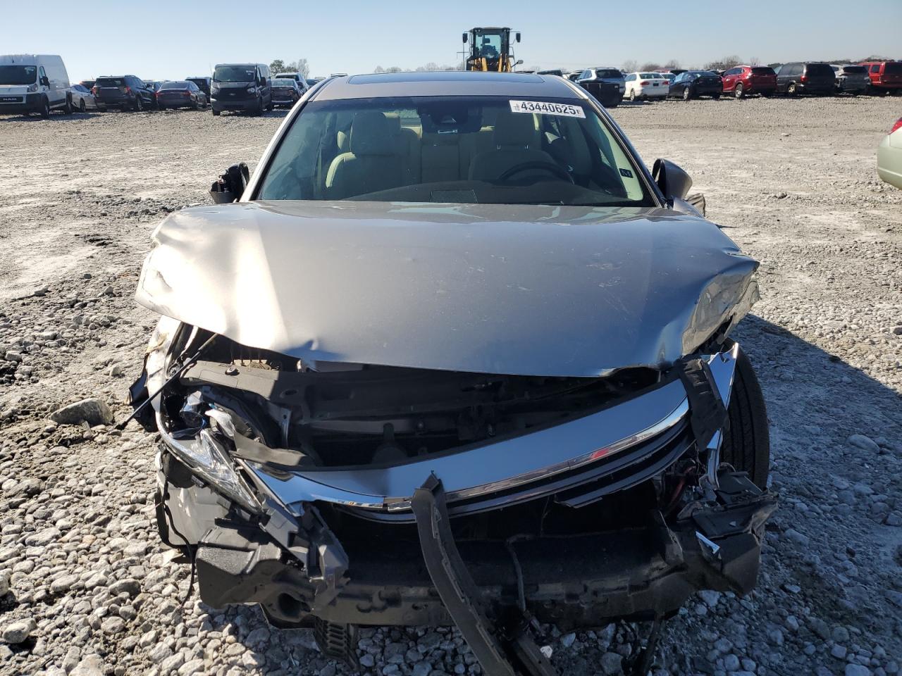 2017 Lexus ES VIN 58ABK1GG1HU036705 Copart auction photo, front end / side damage thumbnail 5