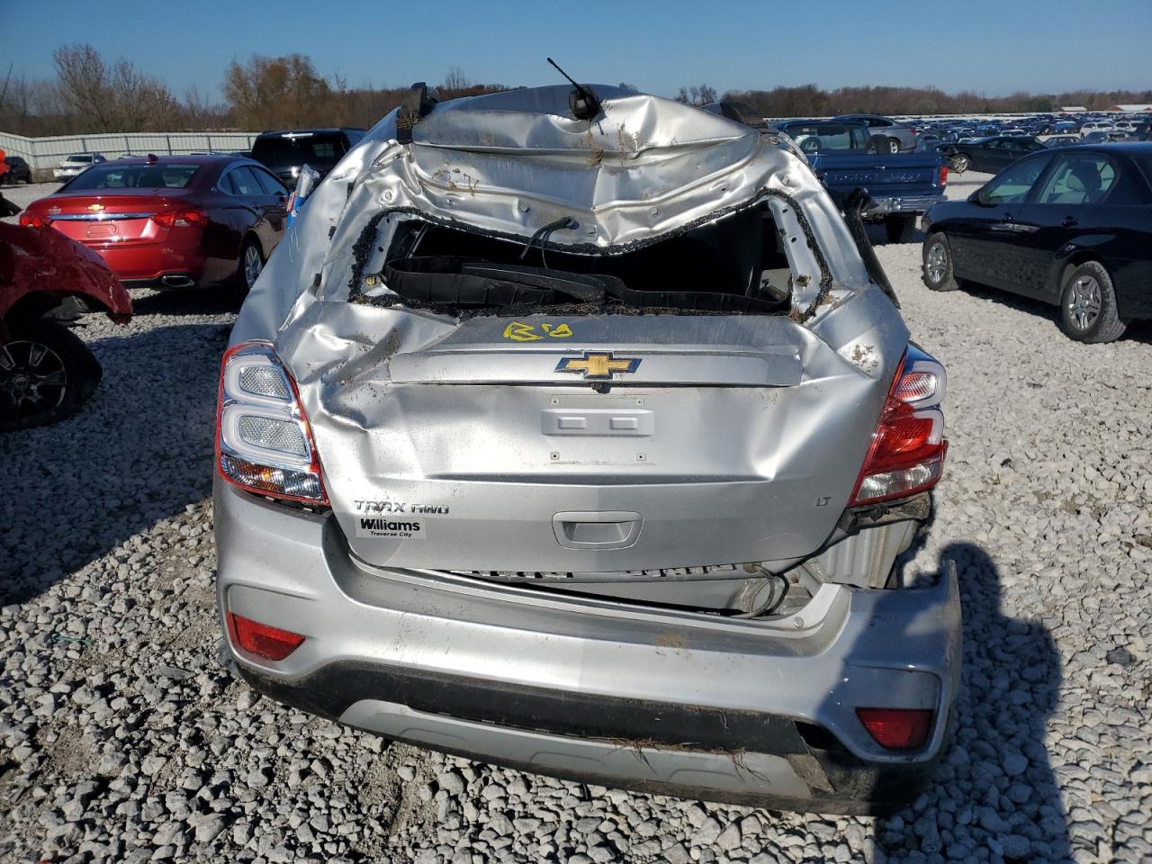 2019 Chevrolet Trax VIN KL7CJPSB8KB866664 Copart auction photo, all over damage thumbnail 6