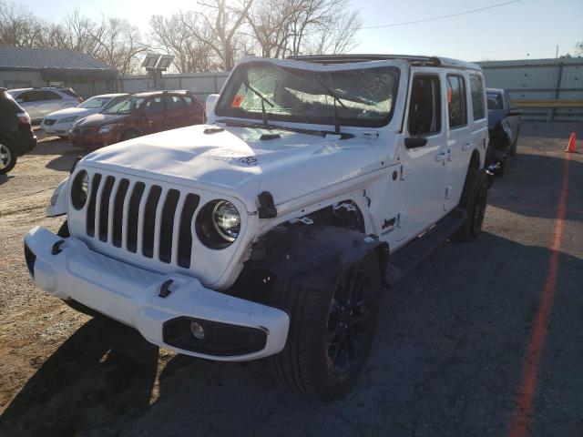 2021 Jeep Wrangler VIN 1C4HJXEN9MW845378 Copart auction photo, rollover damage thumbnail 9