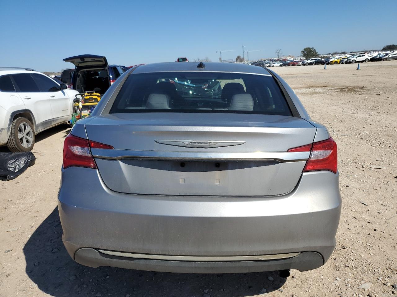 2013 Chrysler 200 VIN 1C3CCBBB6DN694236 Copart auction photo, undercarriage / front end damage thumbnail 6
