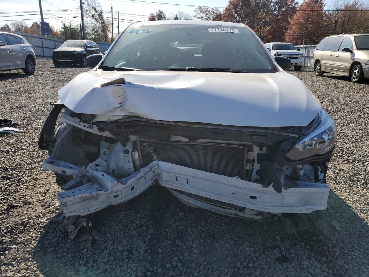2021 Subaru Impreza VIN 4S3GTAB60M3715281 Copart auction photo, front end damage thumbnail 5