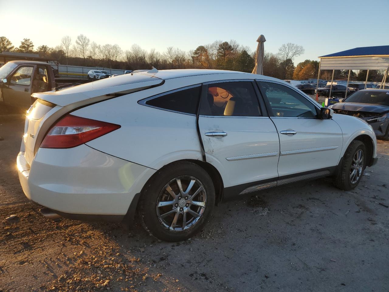2012 Honda Crosstour VIN 5J6TF1H53CL000668 Copart auction photo, all over damage thumbnail 3