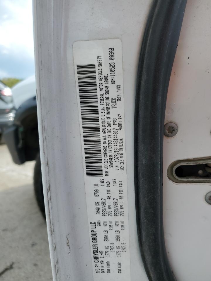2010 Dodge RAM VIN 1D7RV1GP4AS144017 Copart auction photo, front end damage thumbnail 13