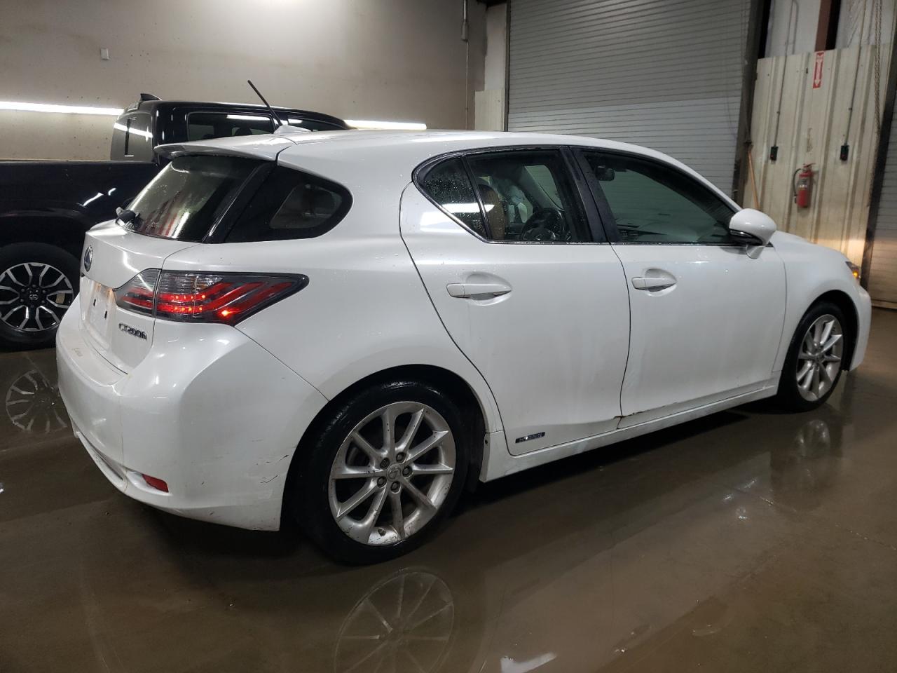 2012 Lexus CT VIN JTHKD5BH4C2104107 Copart auction photo, side damage thumbnail 3
