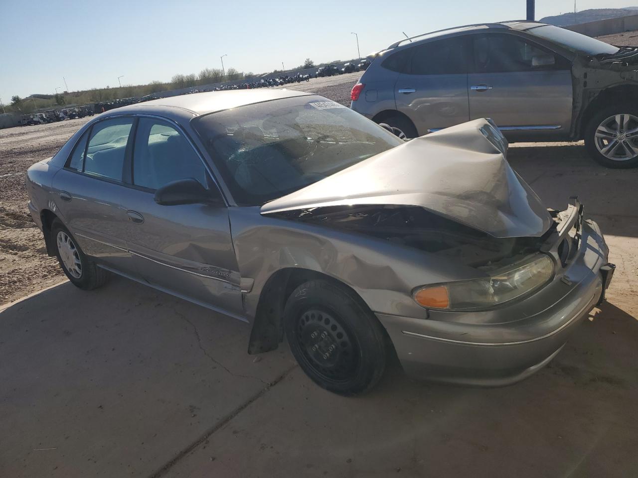1998 Buick Century VIN 2G4WS52M1W1523375 Copart auction photo, front end / side damage thumbnail 4