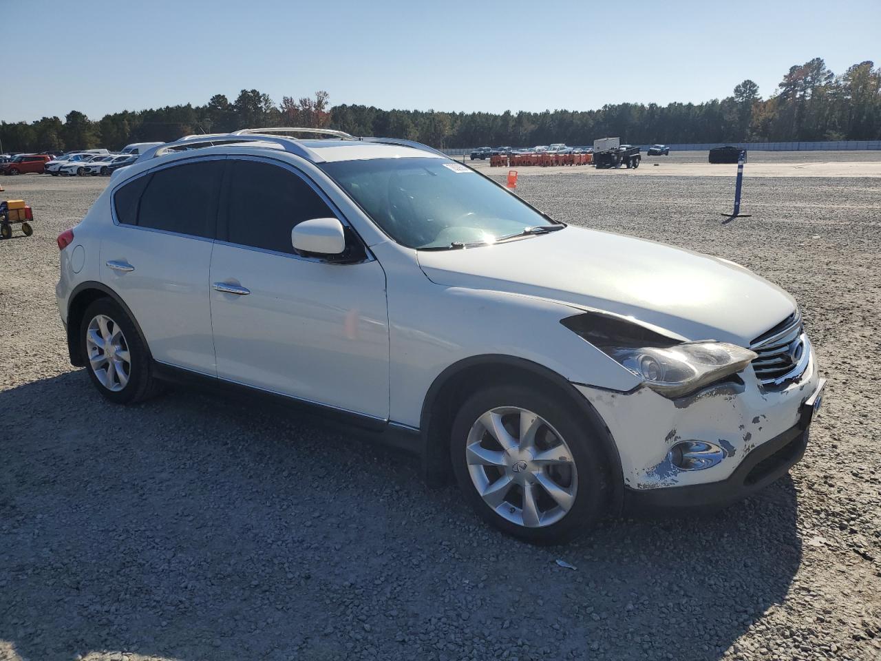 2009 Infiniti EX VIN JNKAJ09F59M951226 Copart auction photo, front end damage thumbnail 4