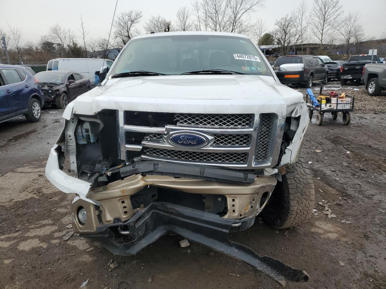 2012 Ford F-150 VIN 1FTFX1EF4CFC67152 Copart auction photo, front end / rear end damage thumbnail 5