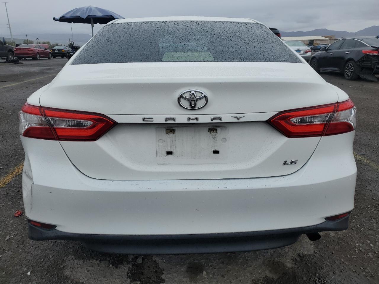 2018 Toyota Camry VIN JTNB11HK1J3037586 Copart auction photo, front end / rear end damage thumbnail 6