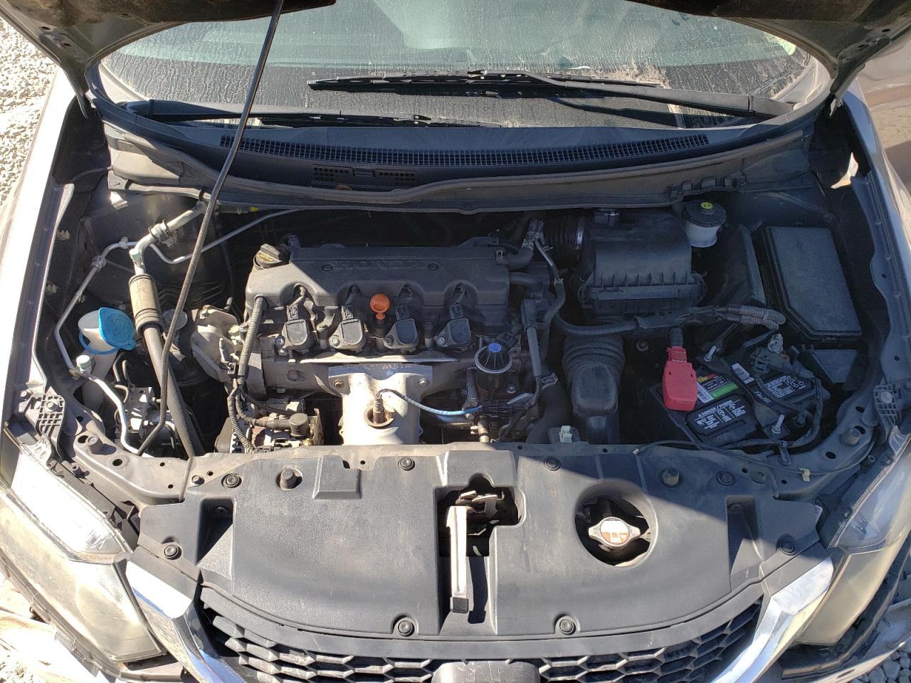 2014 Honda Civic VIN 2HGFB2F5XEH515160 Copart auction photo, front end / undercarriage damage thumbnail 11