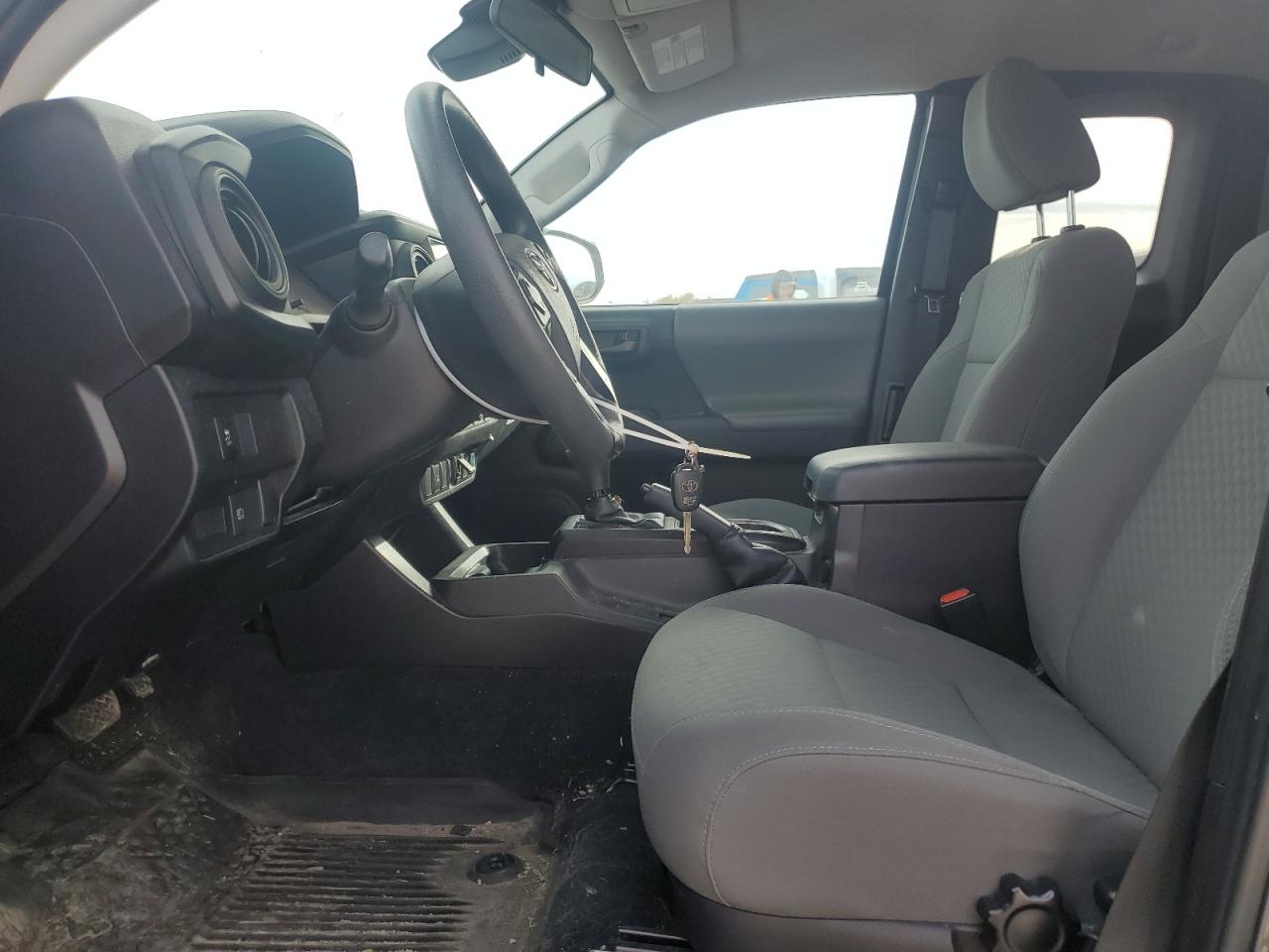 2020 Toyota Tacoma VIN 3TYSX5EN2LT000609 Copart auction photo, side damage thumbnail 7