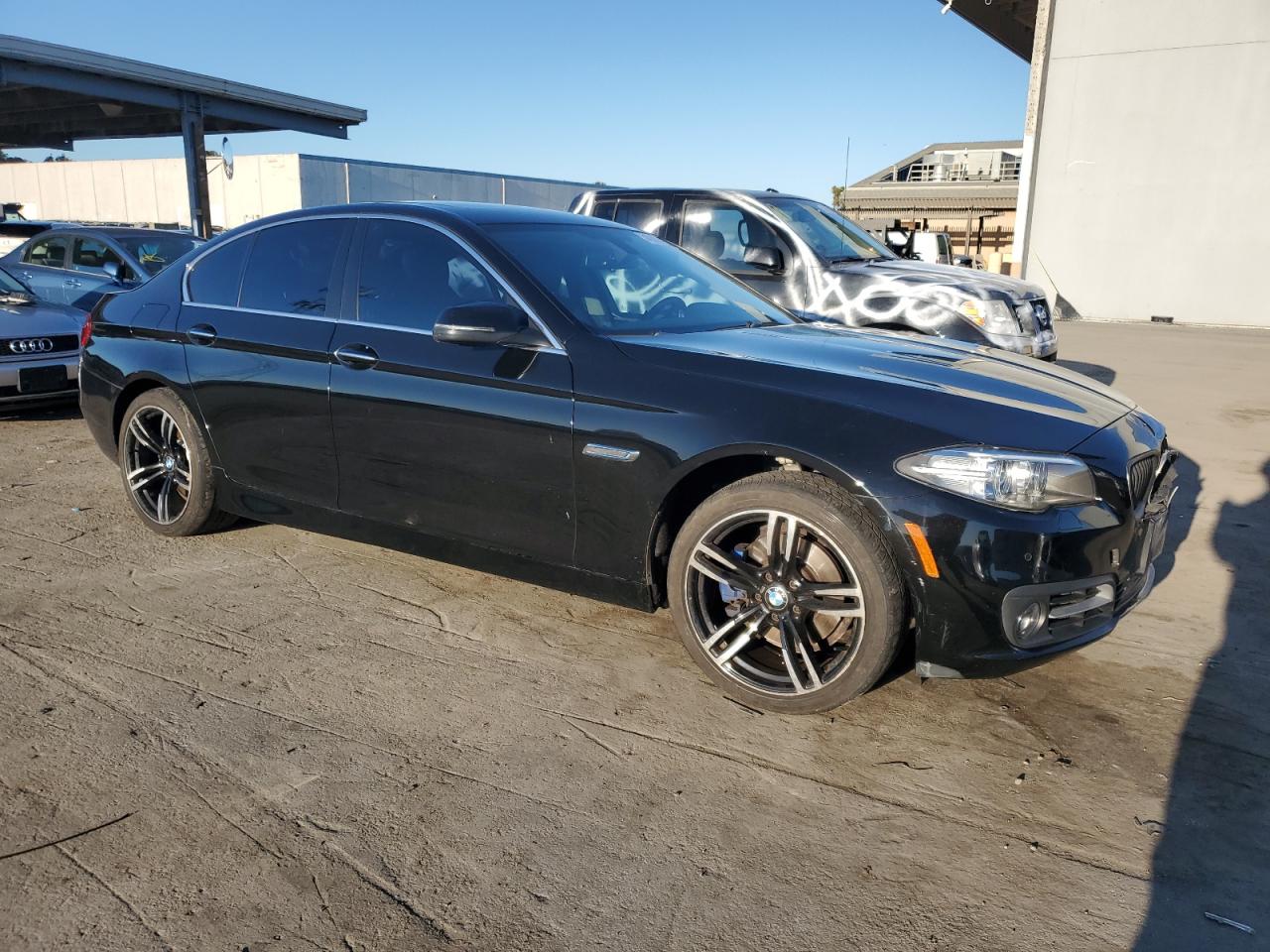 2016 BMW 5er VIN WBA5A5C52GD527075 Copart auction photo, front end damage thumbnail 4