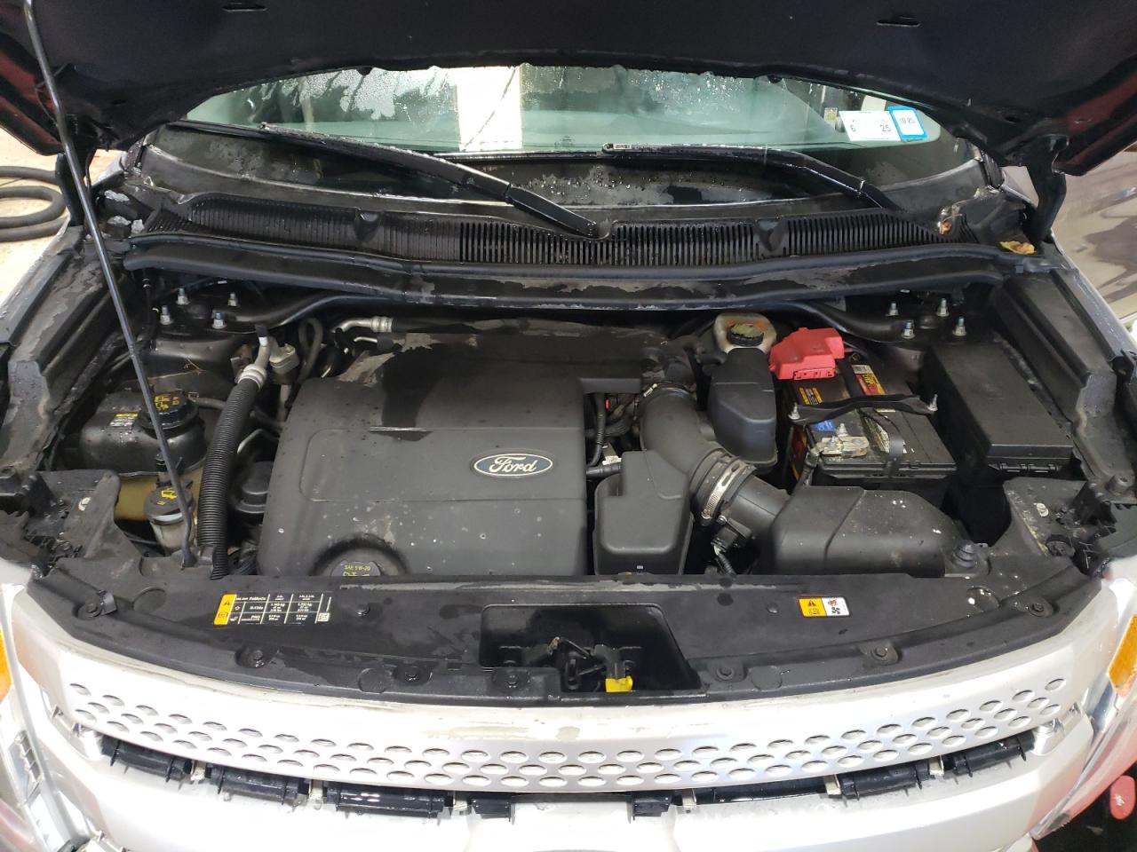 2013 Ford Explorer VIN 1FM5K8D80DGC37305 Copart auction photo, front end damage thumbnail 12